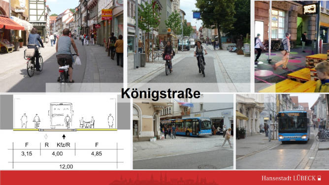 Königsstraße Diagramm-Impressionen