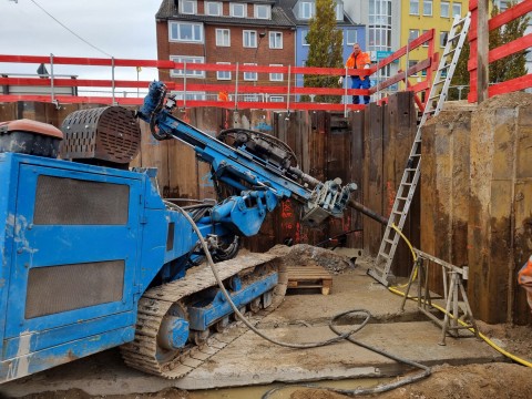 Ab Mitte September 2021  |  Verbau Widerlager