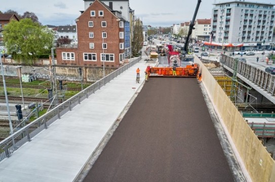 April 2024 | Fertigstellung der Straßenbauarbeiten für Verkehrsumlegung